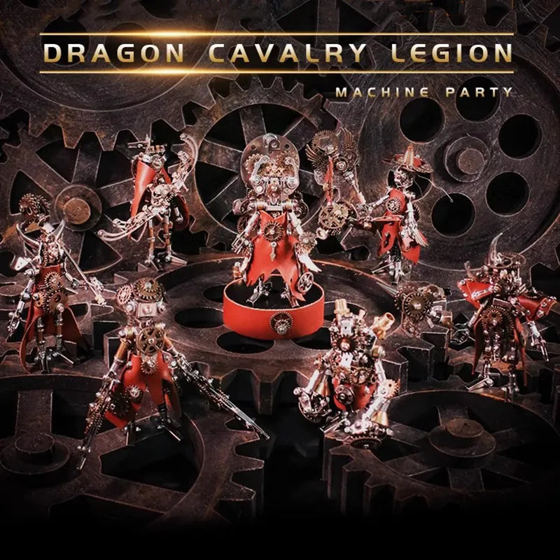 3D Metal Puzzles Series Steampunk Dragoon Cavalry Legion