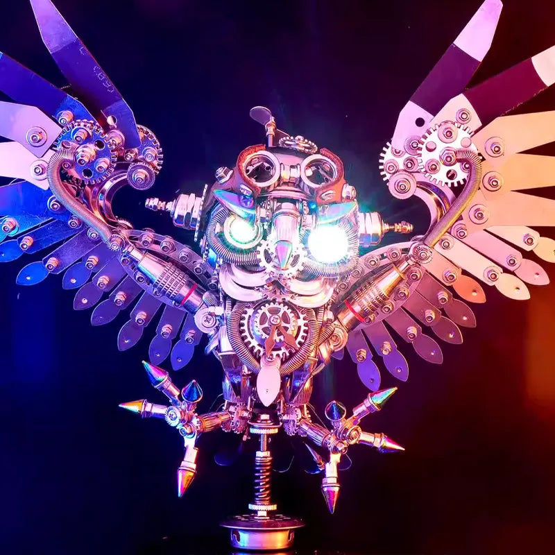 3D Metal Puzzles Series Steampunk Owl