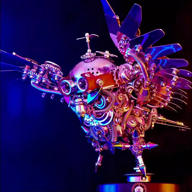 3D Metal Puzzles Series Steampunk Owl