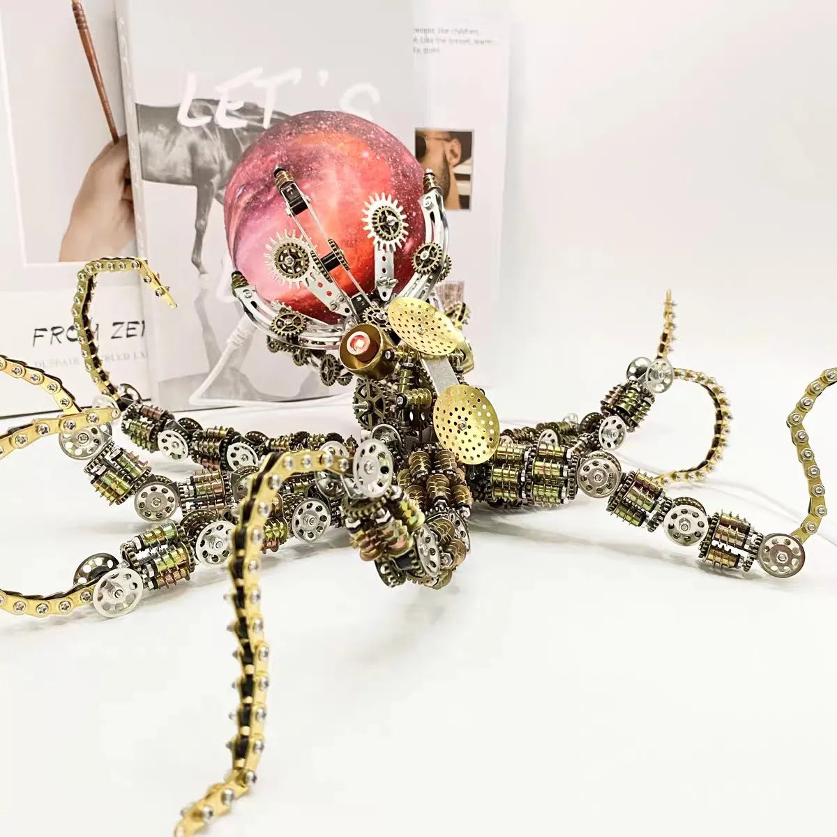 3D Metal Puzzles Series Steampunk Octopus