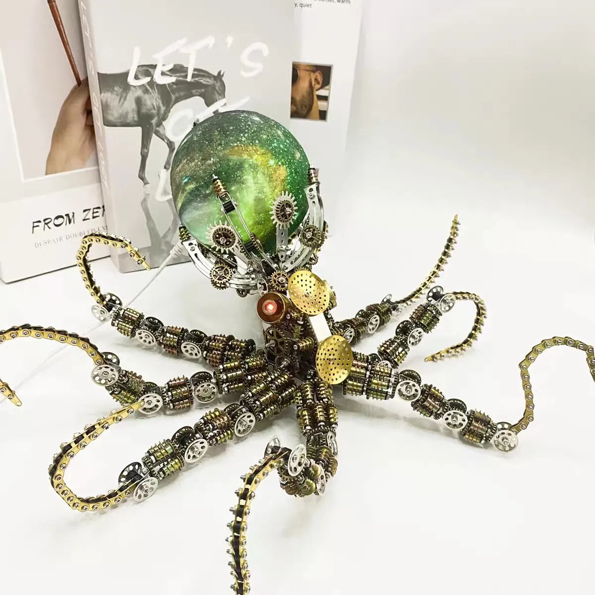 3D Metal Puzzles Series Steampunk Octopus