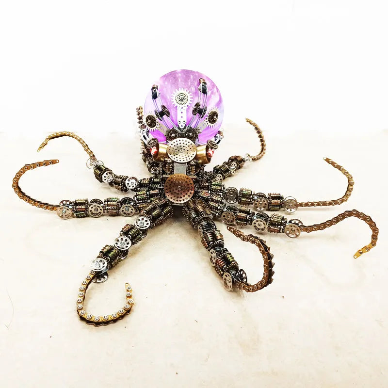 3D Metal Puzzles Series Steampunk Octopus