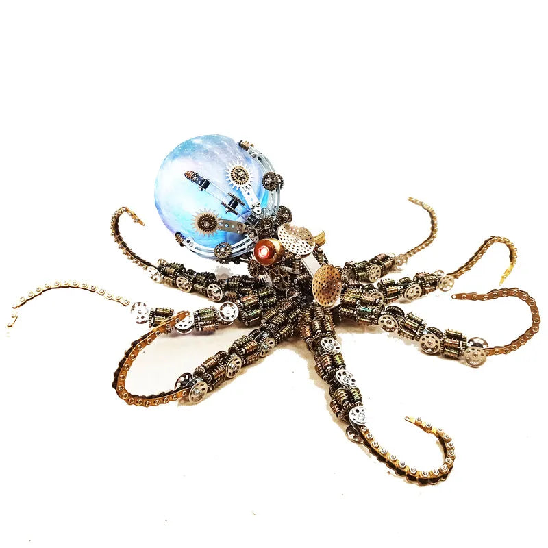 3D Metal Puzzles Series Steampunk Octopus