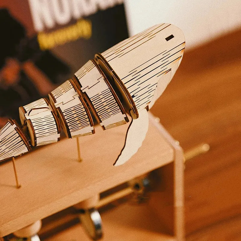 3D Wooden Puzzles Whalesong Dynamic Music Box