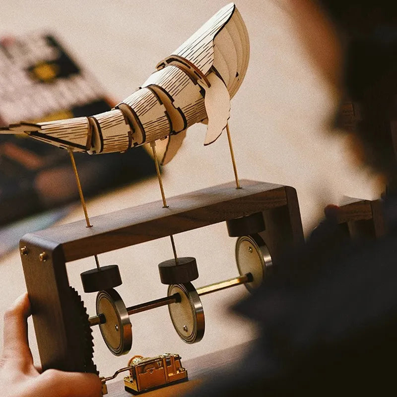 3D Wooden Puzzles Whalesong Dynamic Music Box