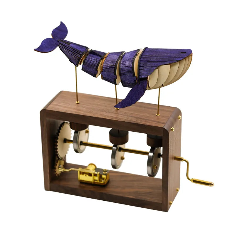 3D Wooden Puzzles Whalesong Dynamic Music Box
