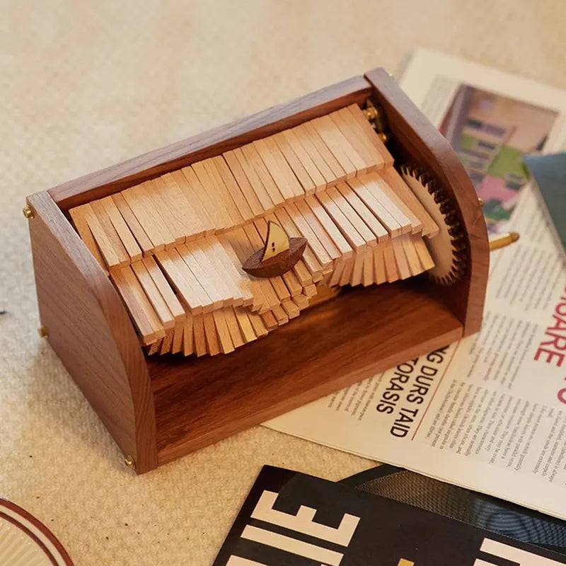3D Wooden Puzzles Series Song of the Waves Music Box