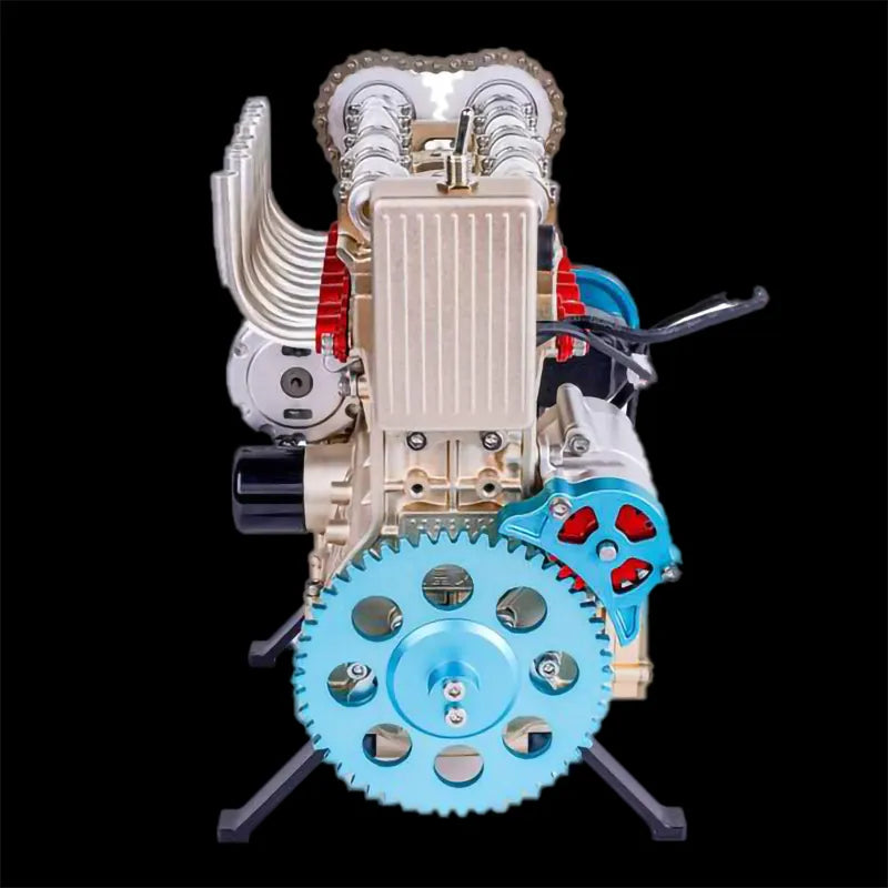 1/10 Full-Metal Inline Four-Cylinder Engine Assembly Model Kit