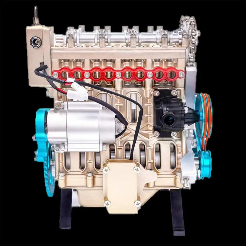 1/10 Full-Metal Inline Four-Cylinder Engine Assembly Model Kit