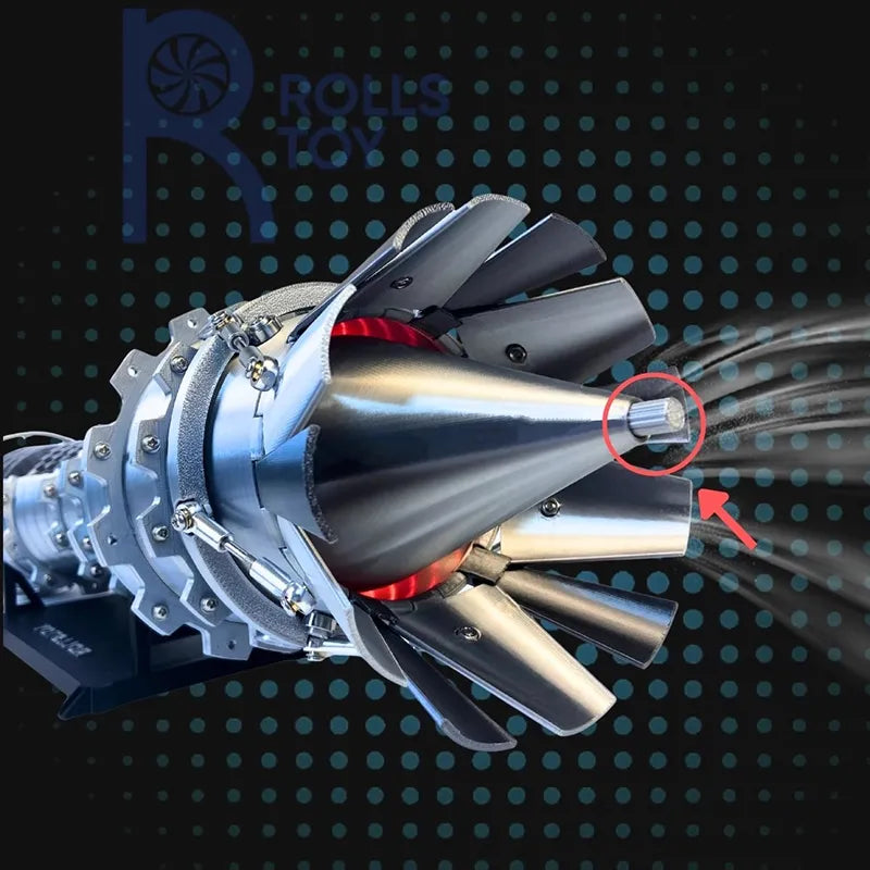 Model Engine Kits Series GE-J79 Fighter Jet Turbo Engine Model