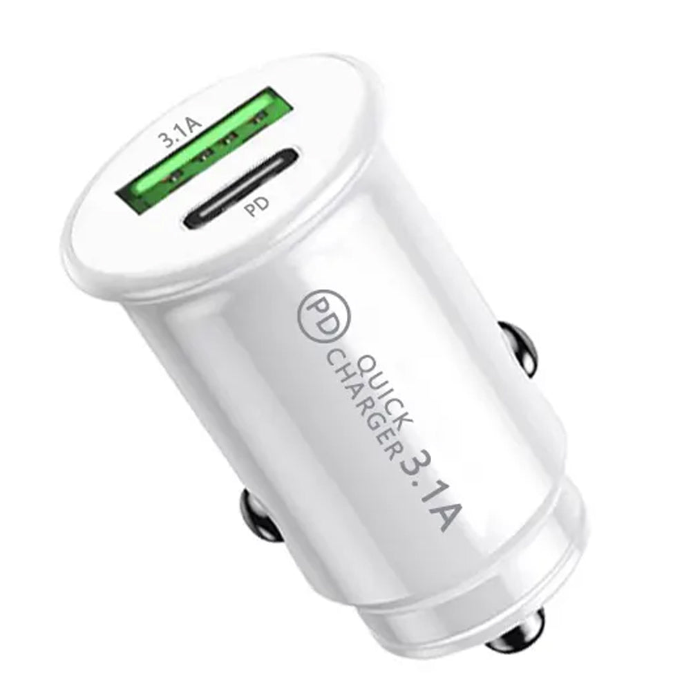 Portable USB Mini Metal Car Charger