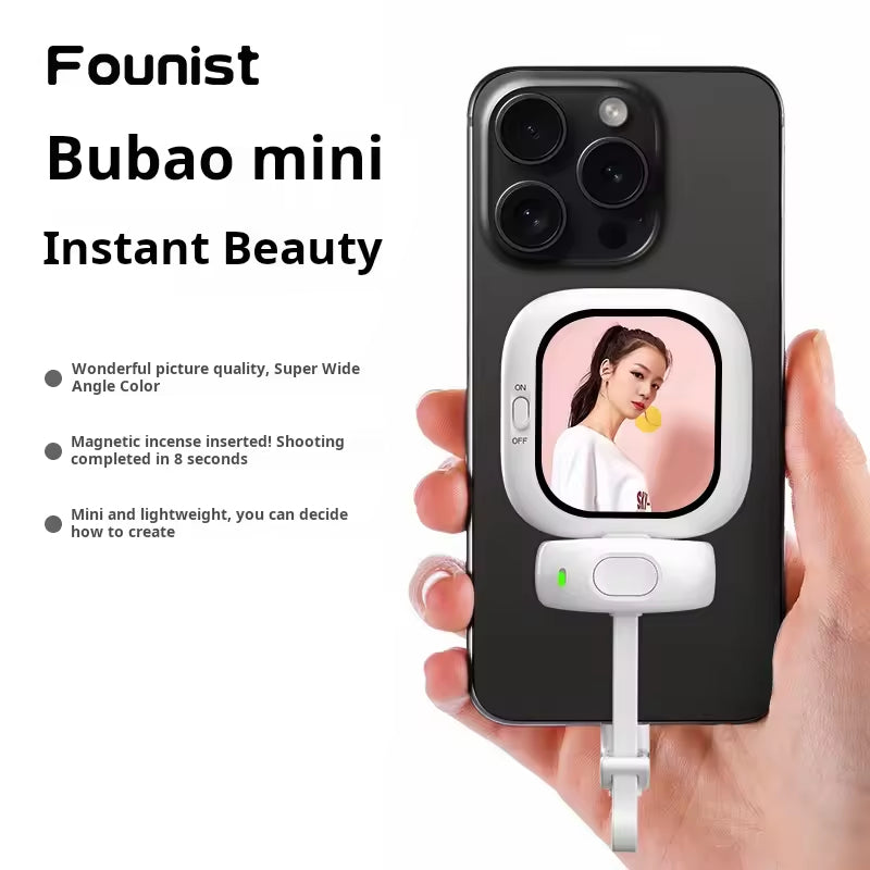 Mini Screen Magnetic Selfie Monitor Screen Remote Control 700nits for iPhone 12-16