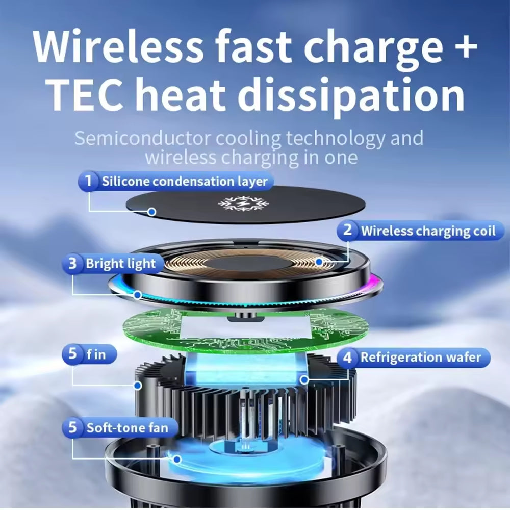 15W Mount Chargers Ice Cooling Stand