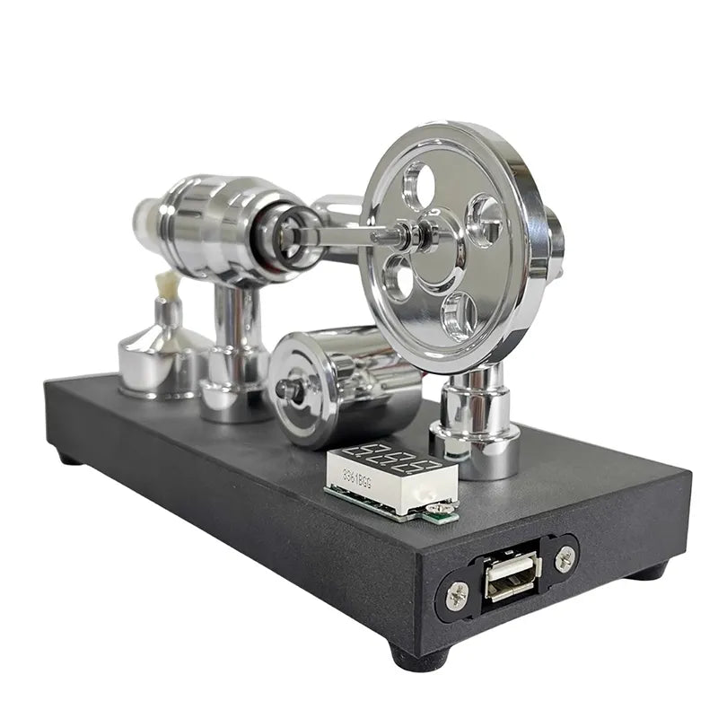 Mirror-Finish Stirling Engine