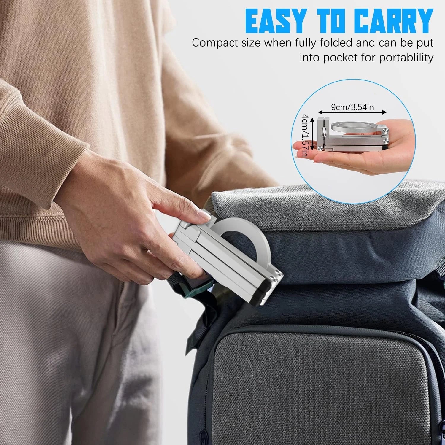 Compact Magnetic Phone Tripod Stand for phone