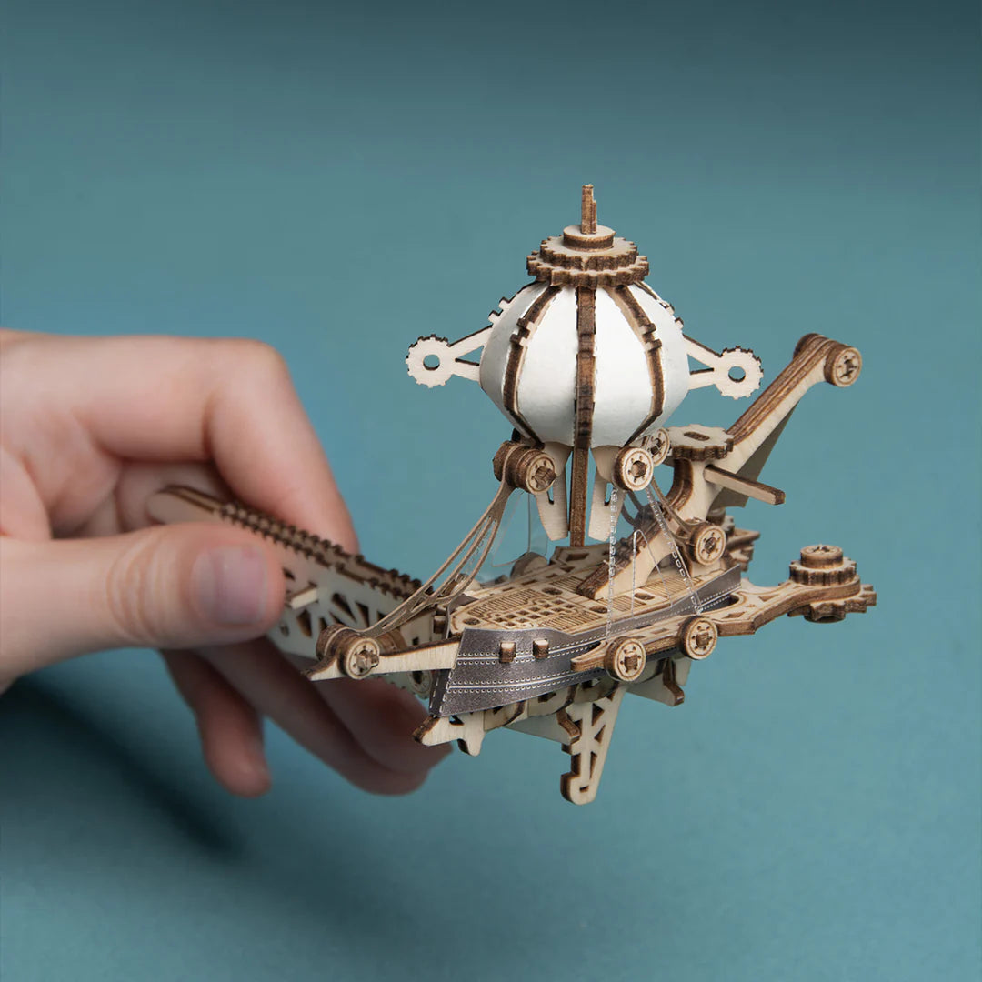 3D Wooden Puzzles Series Magical Floating Castle Design