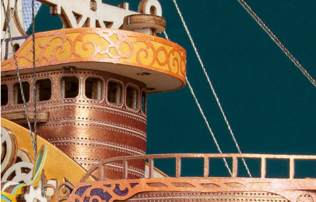 3D Wooden Puzzles Series Masterpiece Fantasy Airships