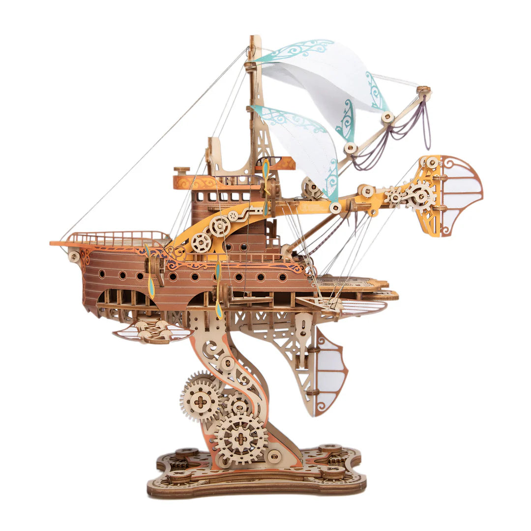 3D Wooden Puzzles Series Masterpiece Fantasy Airships
