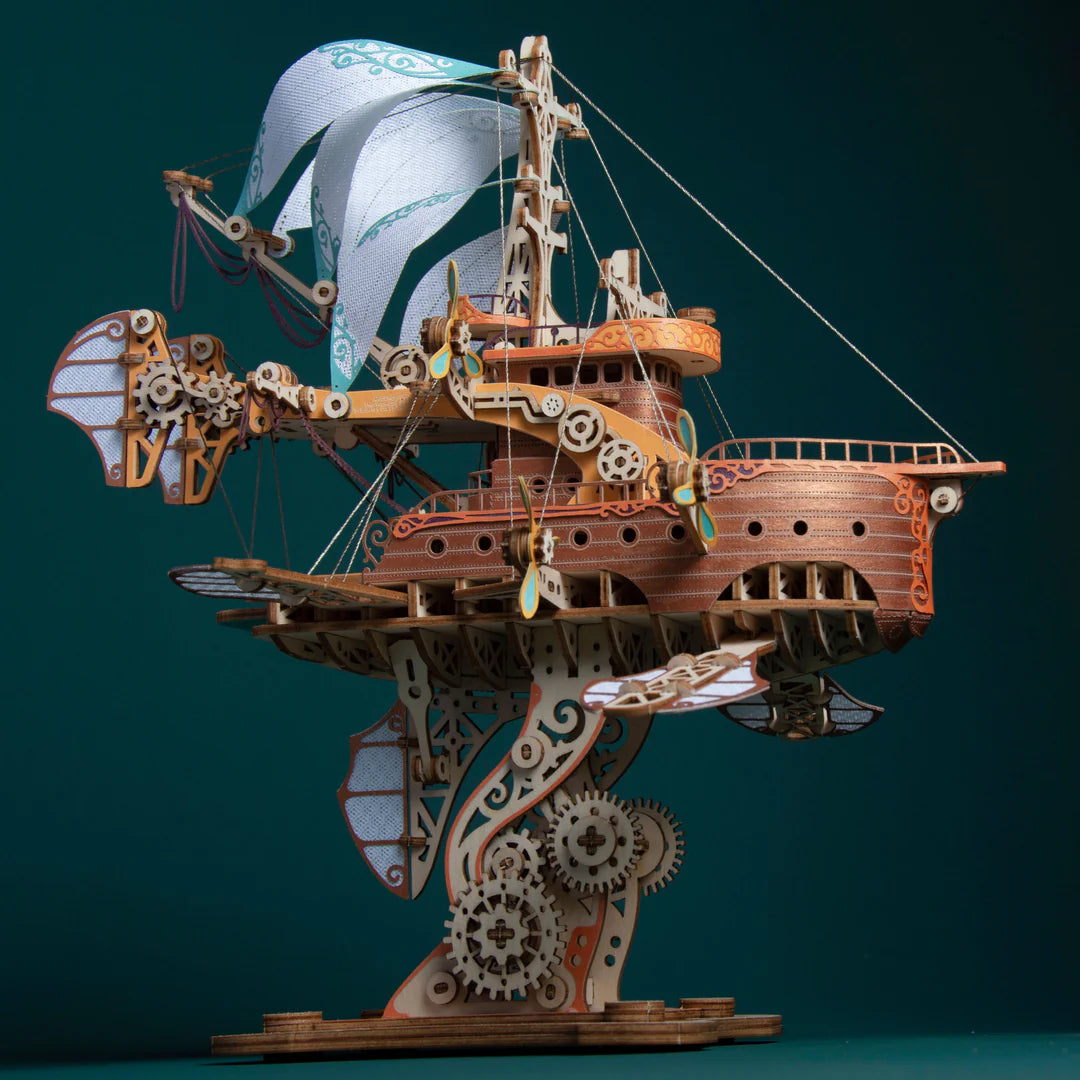 3D Wooden Puzzles Series Masterpiece Fantasy Airships