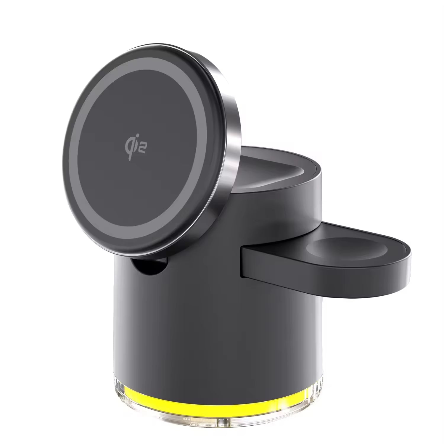 New Qi2 Magnetic 4-in-1 Wireless Charger Folding 4in1 Multifunction Wireless Charging Stand for Cell Phone Smart Watch Earphone