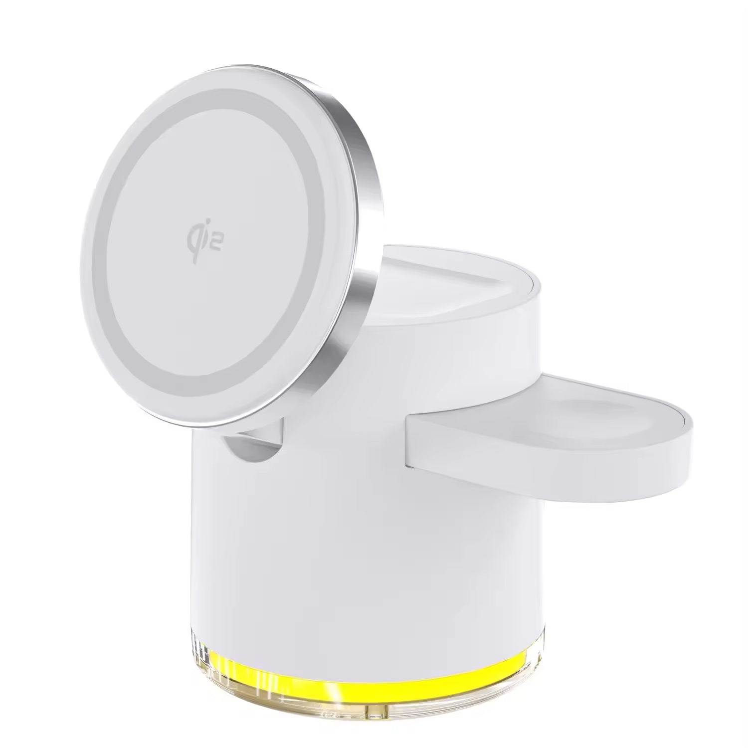 New Qi2 Magnetic 4-in-1 Wireless Charger Folding 4in1 Multifunction Wireless Charging Stand for Cell Phone Smart Watch Earphone