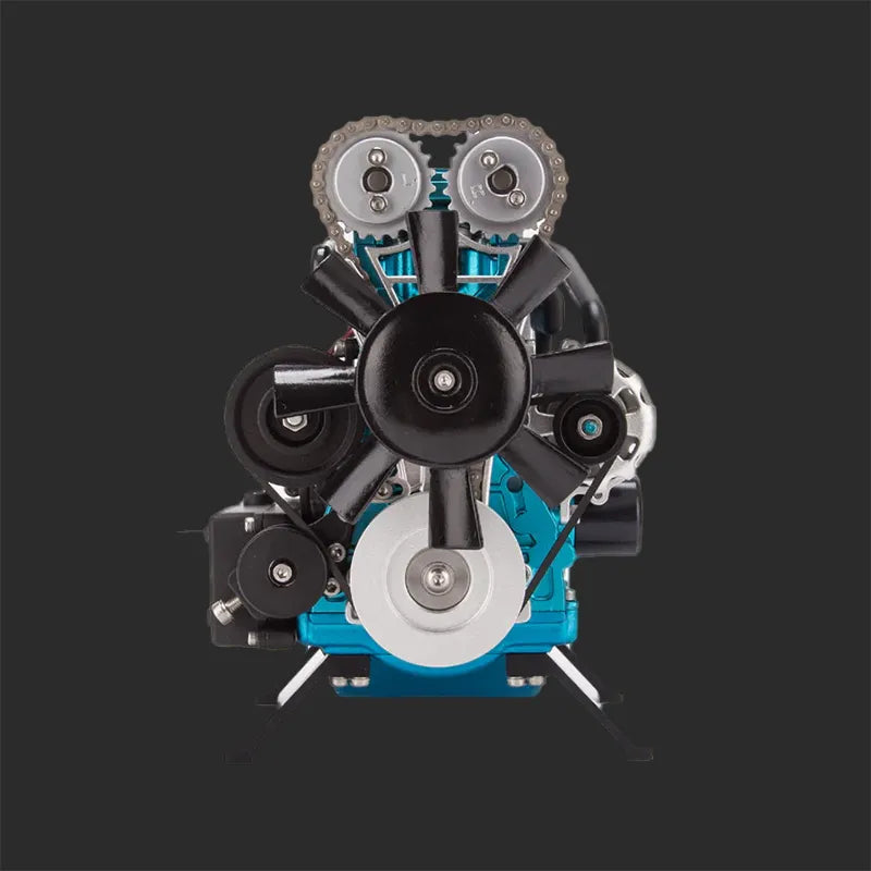 1/10 Turbocharged Full-Metal Inline Four-Cylinder Engine Model Kit