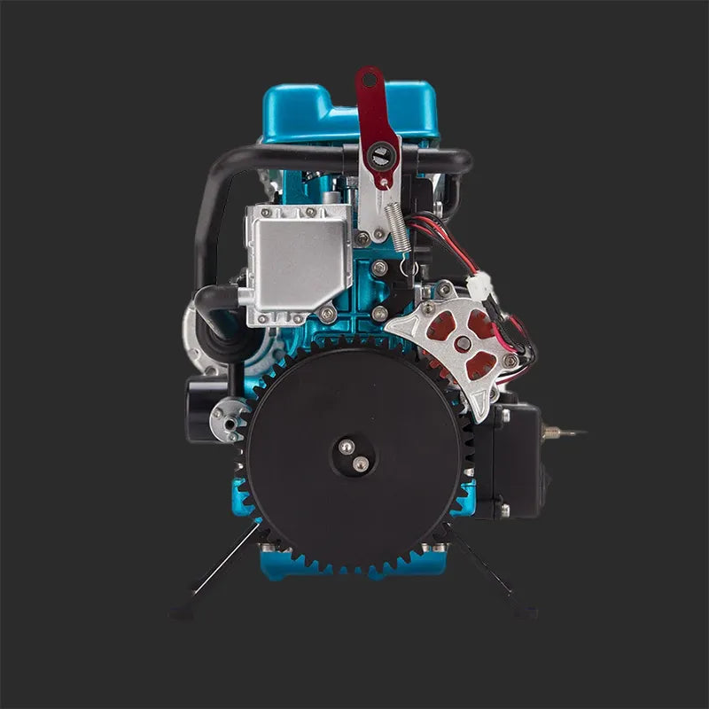 1/10 Turbocharged Full-Metal Inline Four-Cylinder Engine Model Kit