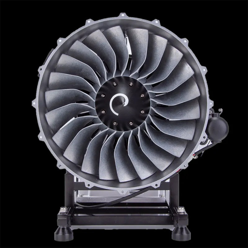 Twin-Spool Aircraft Turbofan Engine Kit – 1/10 DIY All-Metal Model